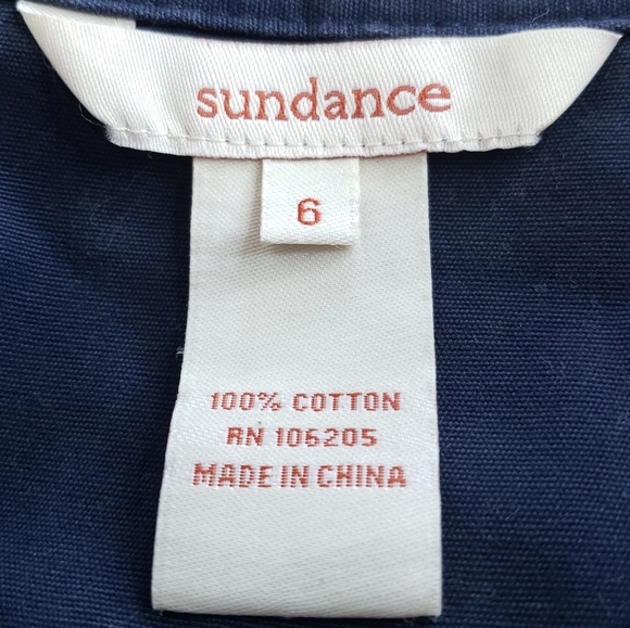 Sundance Navy Blazer Size 6 - Picture 10 of 11